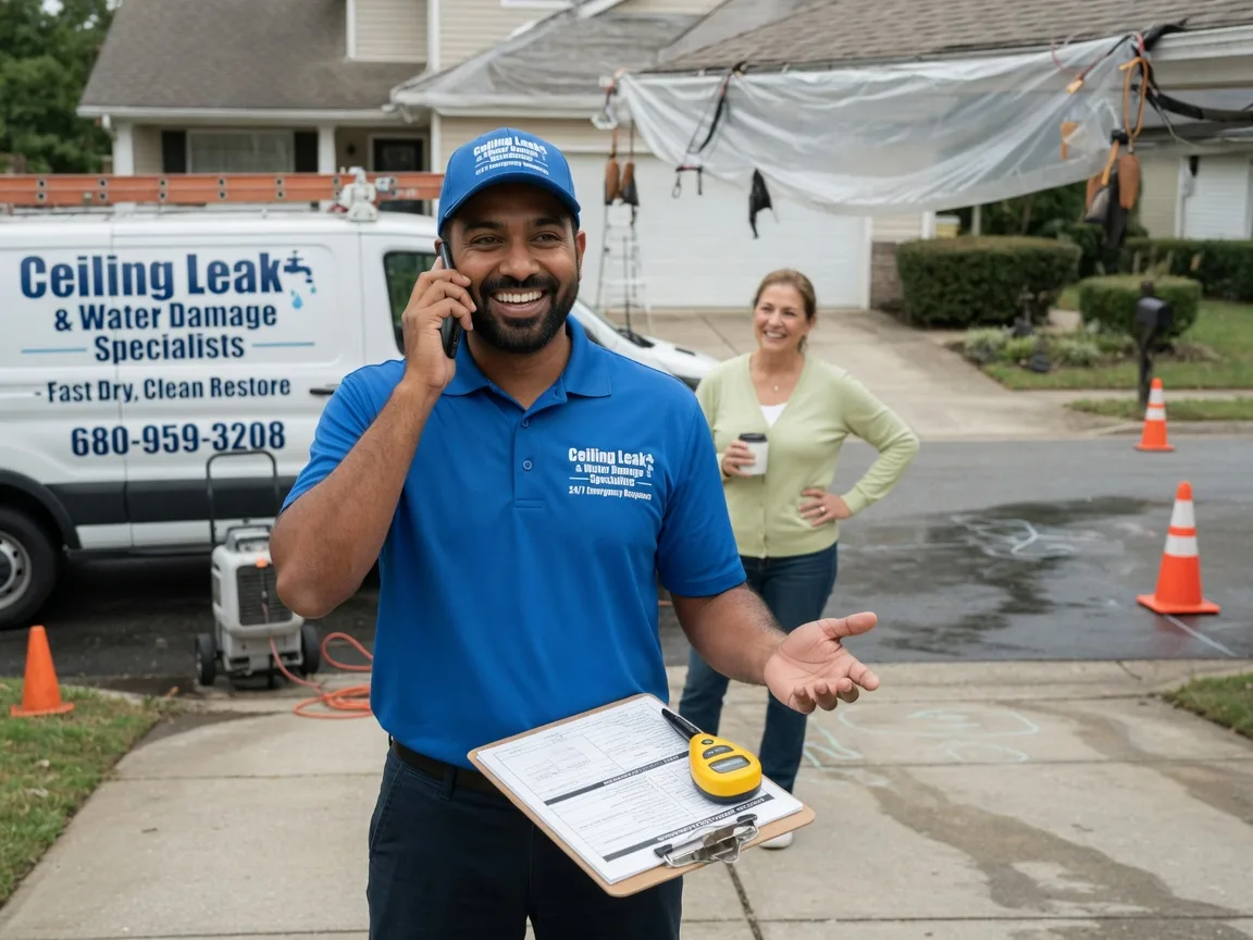 Ceiling Leak Cleanup Seadrift, TX FAQs